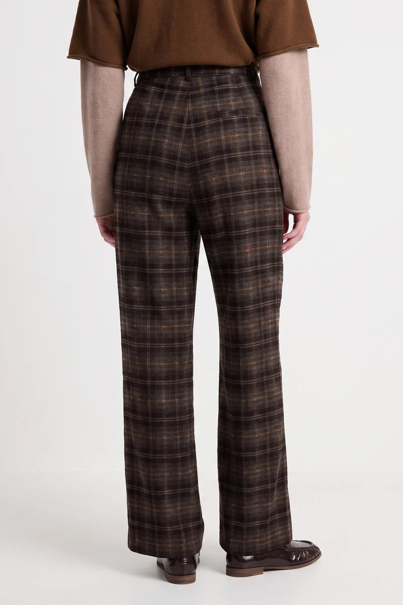 Artlove Eraura Brown Check Trouser