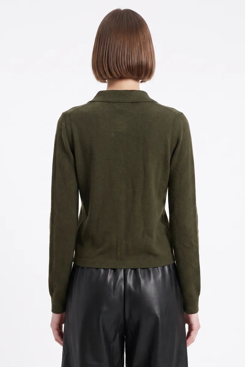 Artlove Ginger Khaki Cardigan