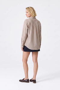 Artlove Olina Beige Stripe Shirt