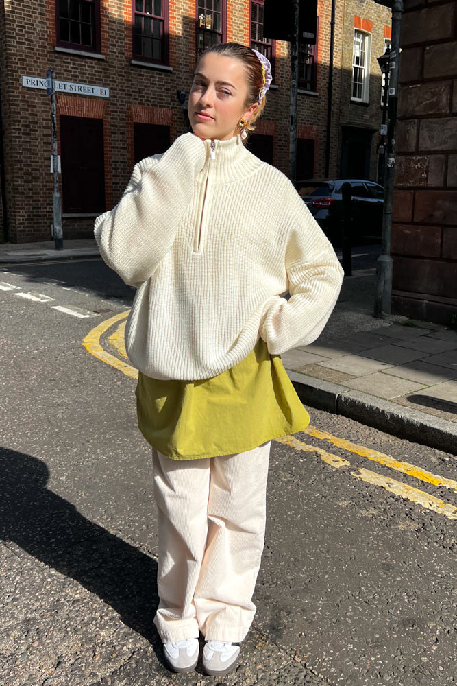 Resume Tiana Broken White Knit Pullover - The Mercantile London