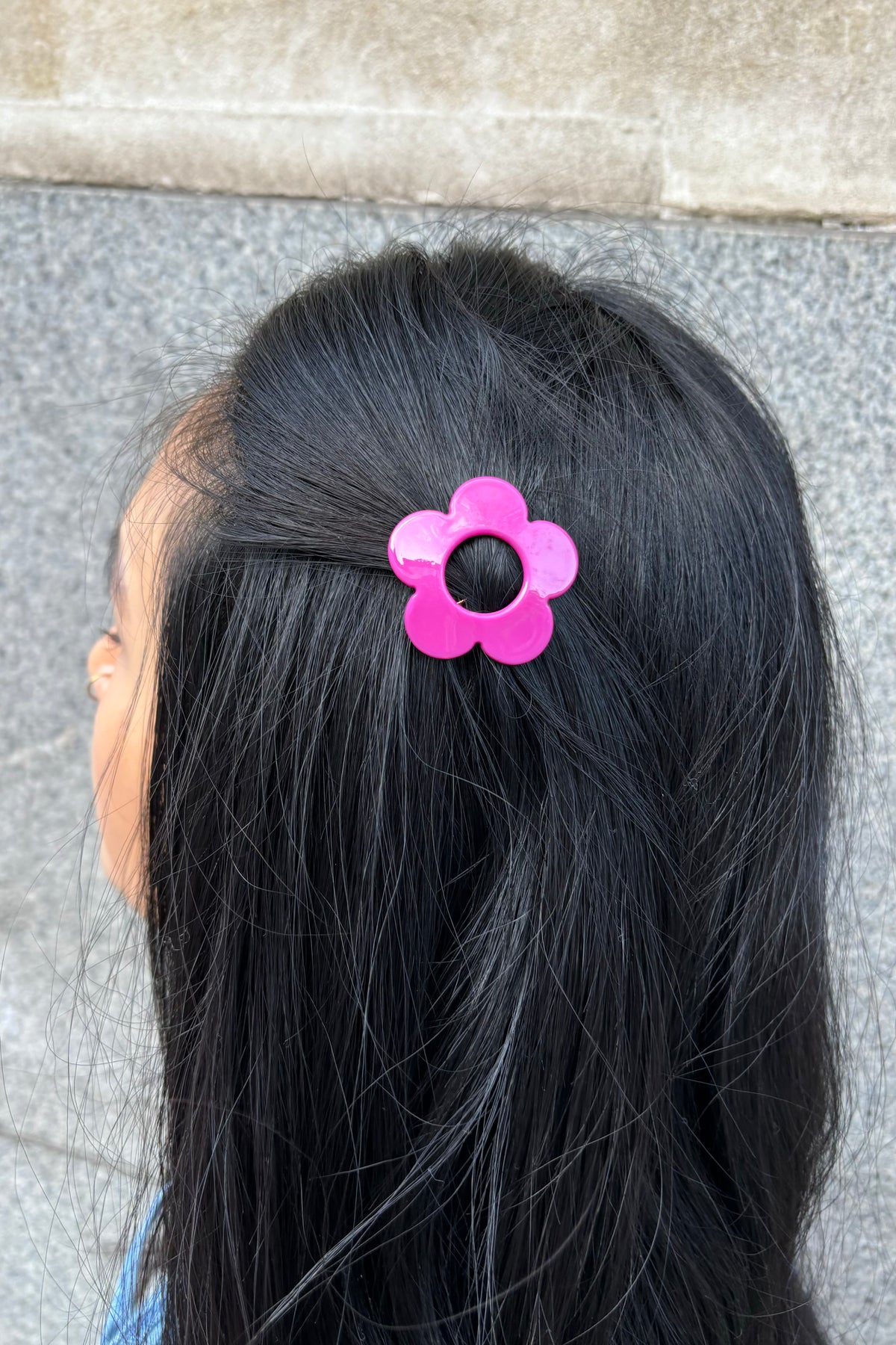 Mercantile Flower Pink Hair Clip - The Mercantile London