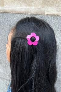 Mercantile Flower Pink Hair Clip - The Mercantile London