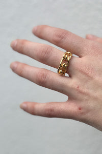 Une A Une Bolivia Cable Ring - The Mercantile London