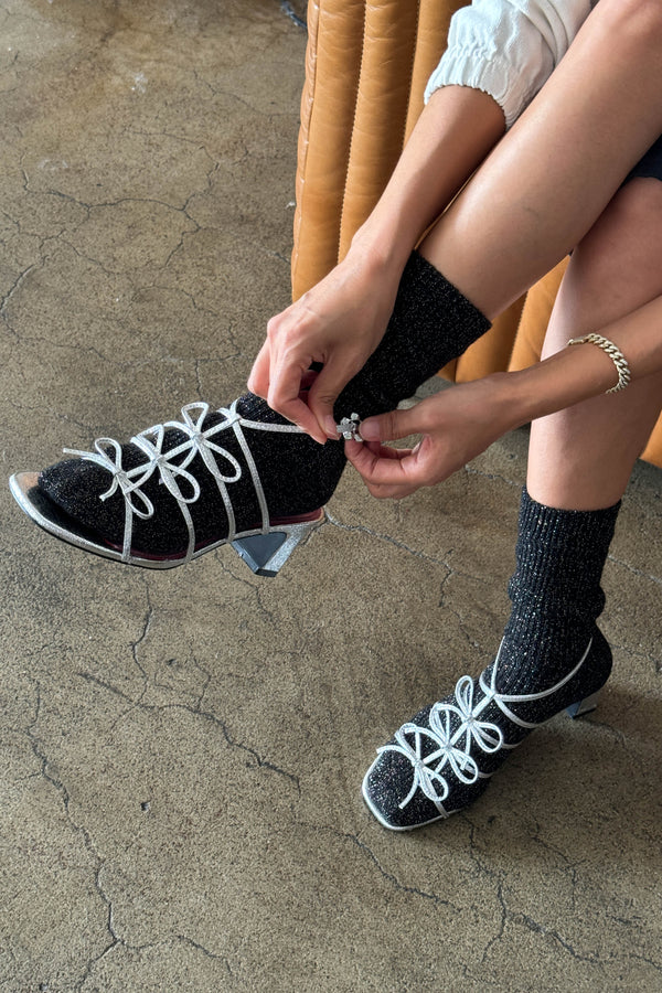 Le Bon Shoppe Winter Sparkle Starry Night Socks - The Mercantile London