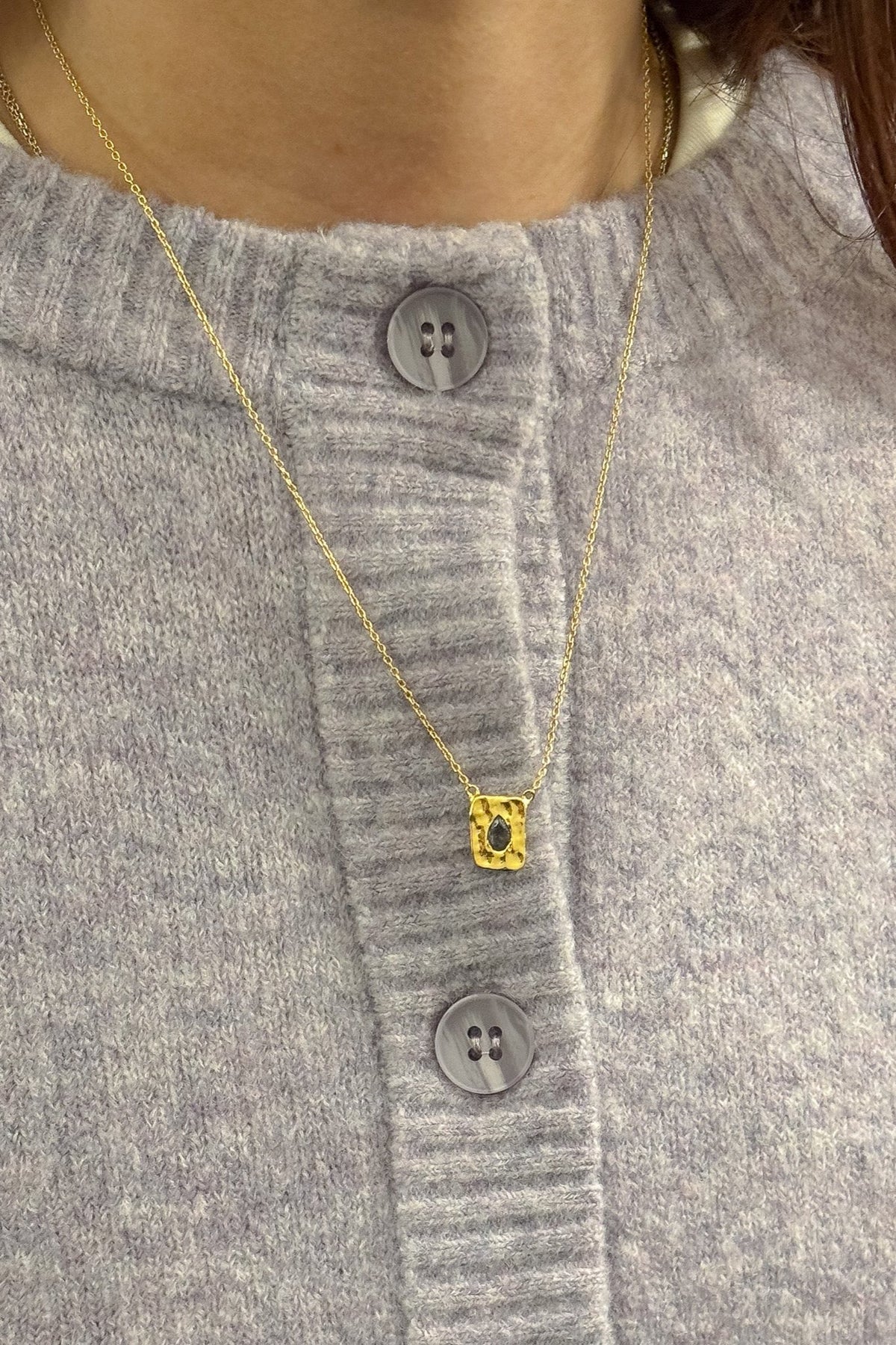 Une A Une Diju Iolite Necklace - The Mercantile London