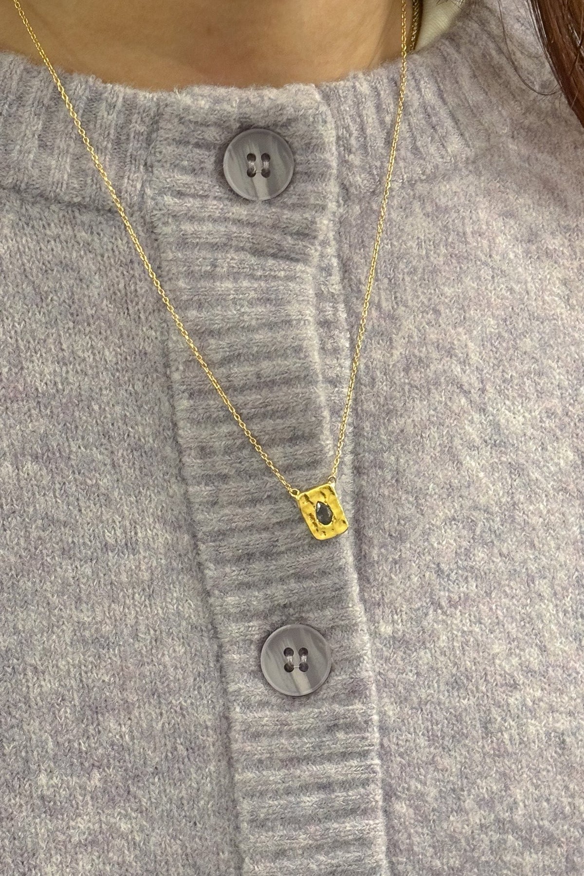 Une A Une Diju Iolite Necklace - The Mercantile London