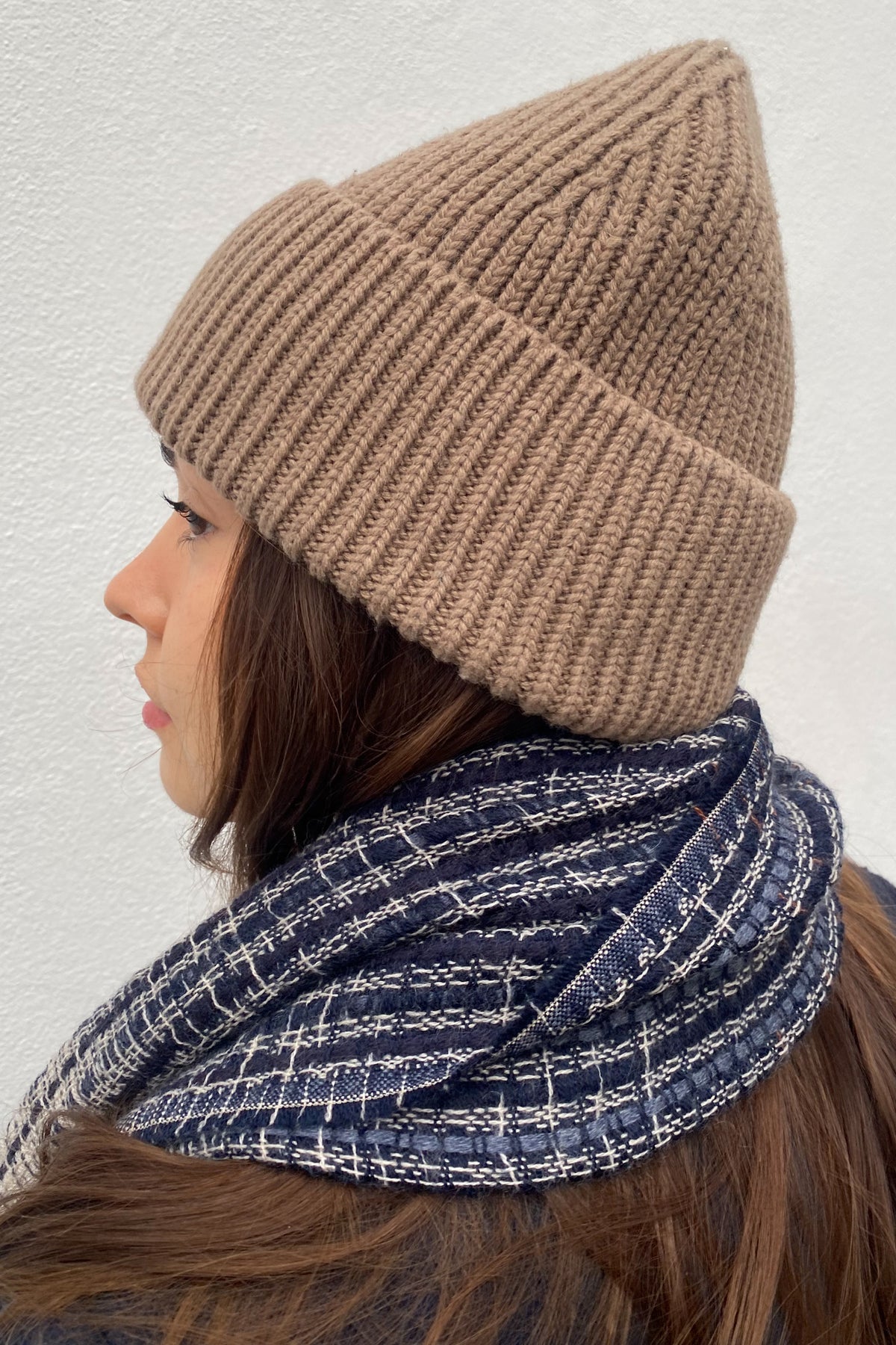 Object Gitte Fossil Beanie - The Mercantile London