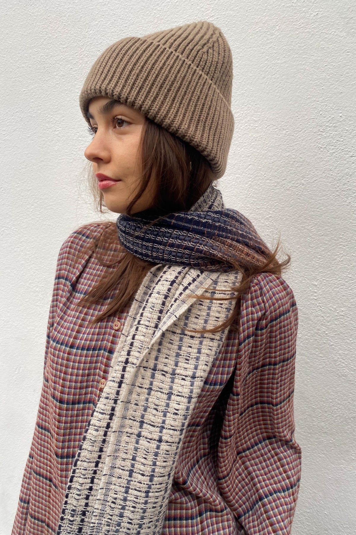 Object Gitte Fossil Beanie - The Mercantile London