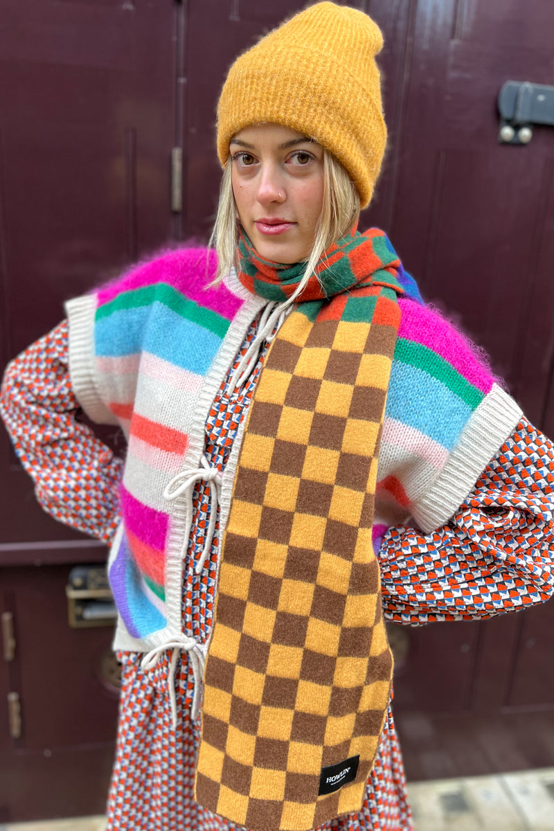 Stella Nova Knitted Fresh Mix Striped Vest - The Mercantile London