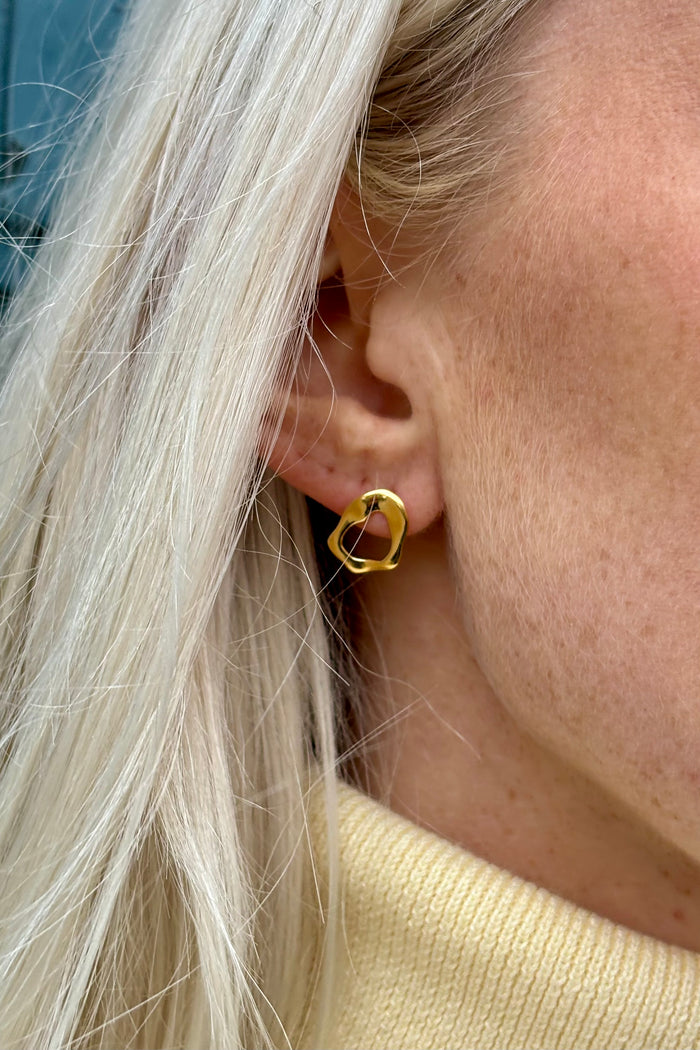 Enamel Copenhagen Daphne Gold Studs - The Mercantile London