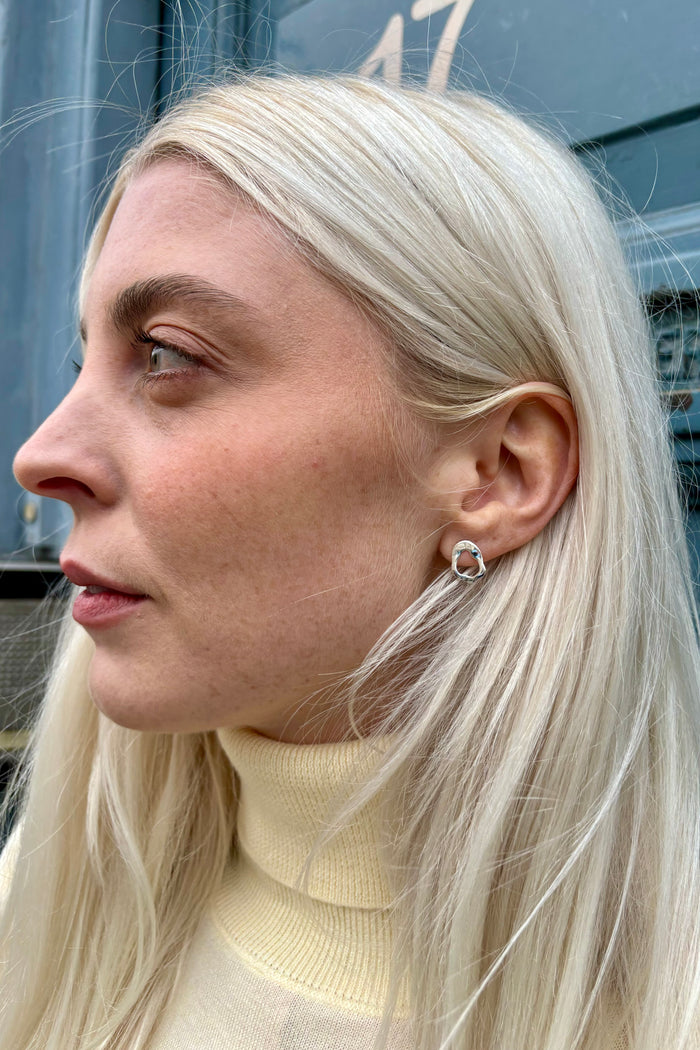 Enamel Copenhagen Daphne Silver Studs - The Mercantile London