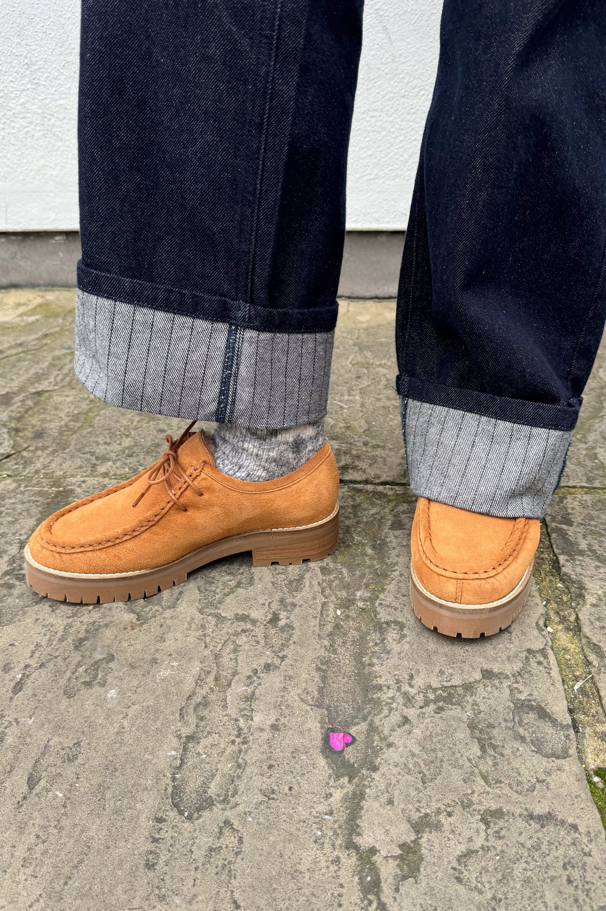 Beaumont Organic Kutsu-Kate Suede Caramel Shoes - The Mercantile London