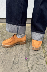 Beaumont Organic Kutsu-Kate Suede Caramel Shoes - The Mercantile London