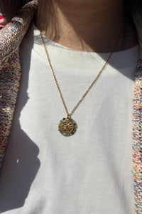 Palas Belamar Green Agate Necklace - The Mercantile London