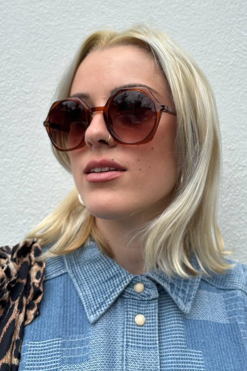 Edgy Brown Sunglasses - The Mercantile London