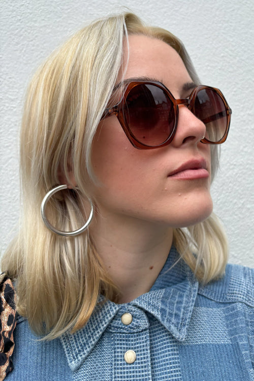 Edgy Brown Sunglasses - The Mercantile London
