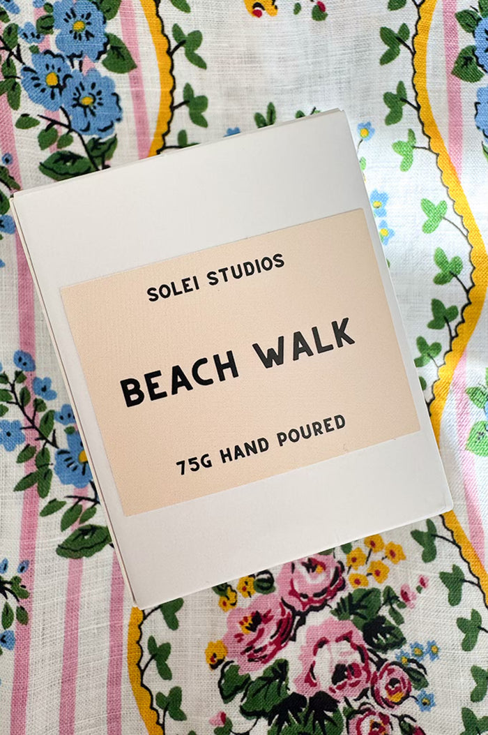 Solei Studios Mini Beach Walk Candle - The Mercantile London