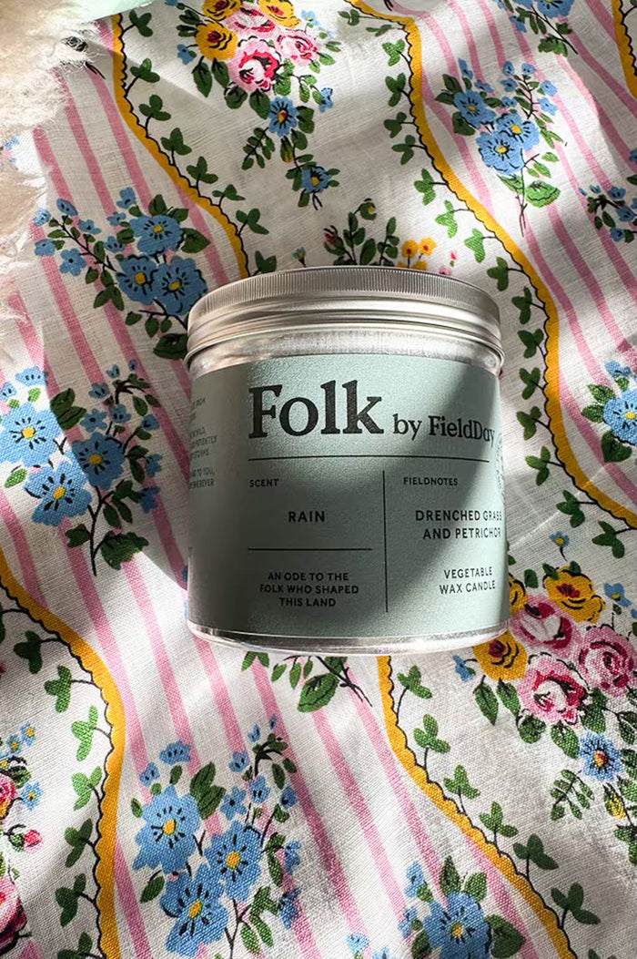 FieldDay Rain Folk Tin Candle - The Mercantile London