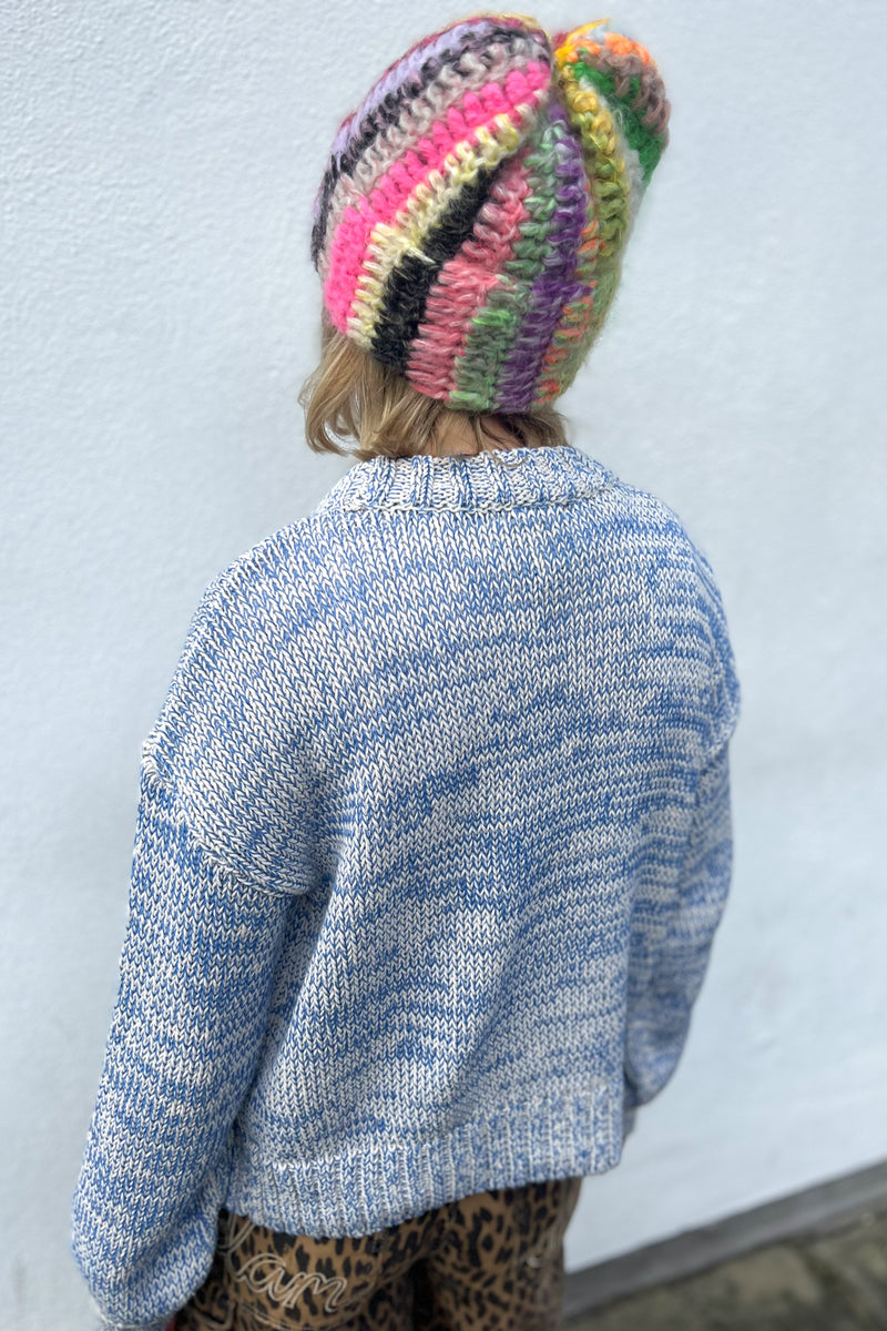 Object Soleima Palace Blue Jumper - The Mercantile London