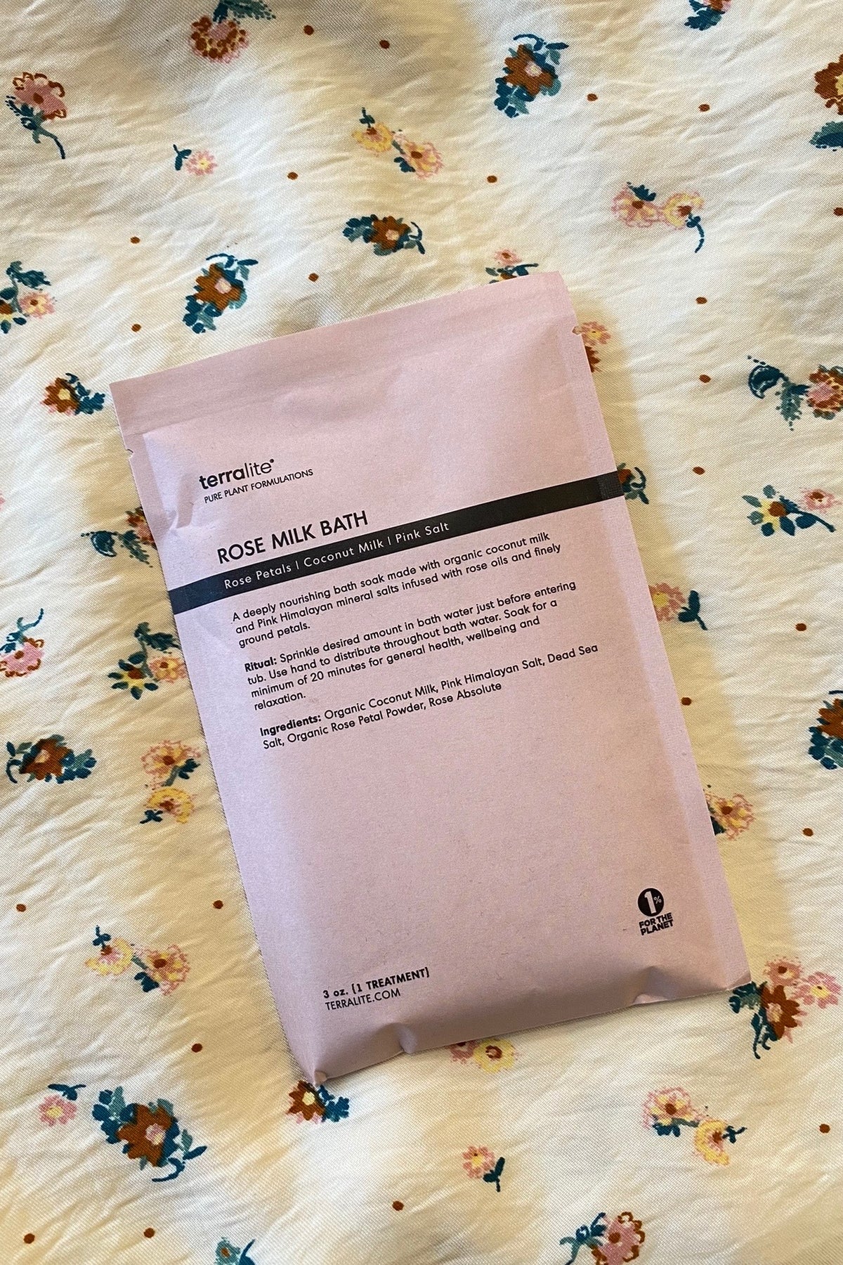 Organic Rose Milk Bath Soak - The Mercantile London