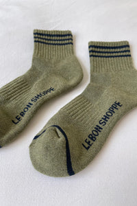 Le Bon Shoppe Girlfriend Sage Socks - The Mercantile London
