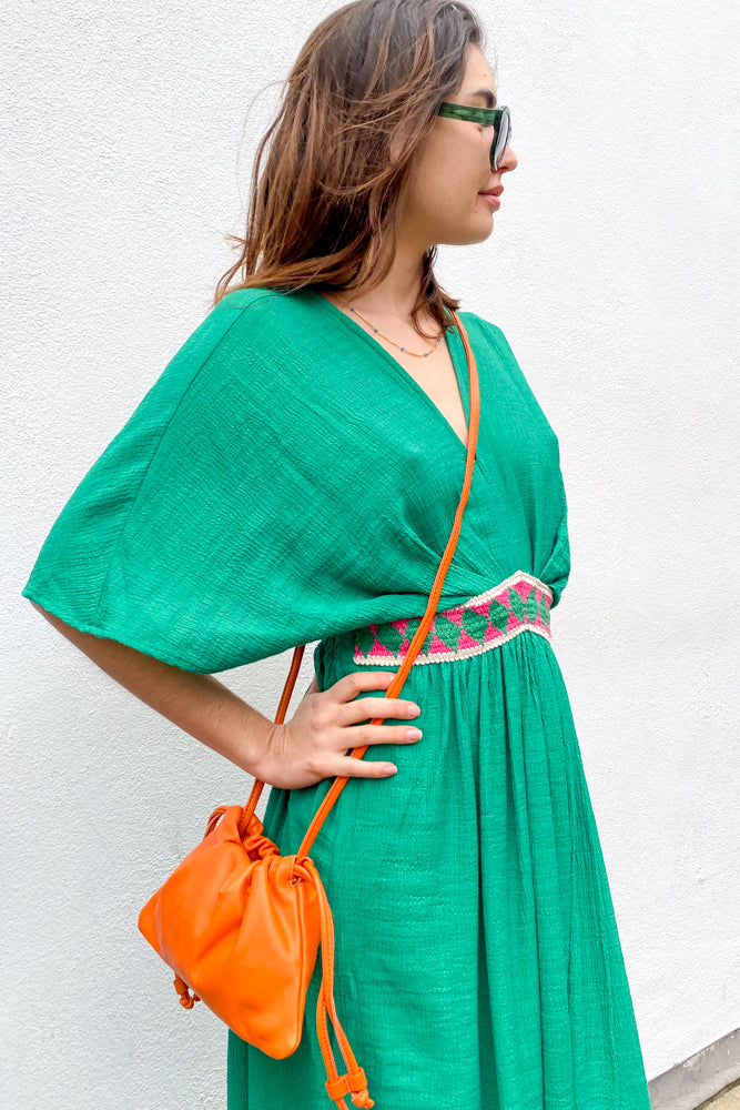 Louizon Idea Green Dress - The Mercantile London