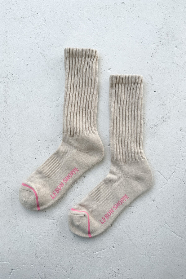 Le Bon Shoppe Ballet Oatmeal Socks - The Mercantile London