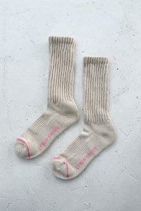 Le Bon Shoppe Ballet Oatmeal Socks - The Mercantile London