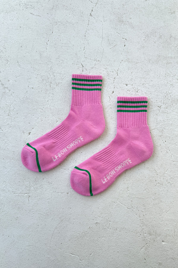 Le Bon Shoppe Girlfriend Rose Pink Socks - The Mercantile London