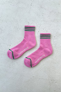 Le Bon Shoppe Girlfriend Rose Pink Socks - The Mercantile London