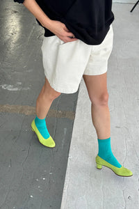 Le Bon Shoppe Her Turquoise Socks - The Mercantile London