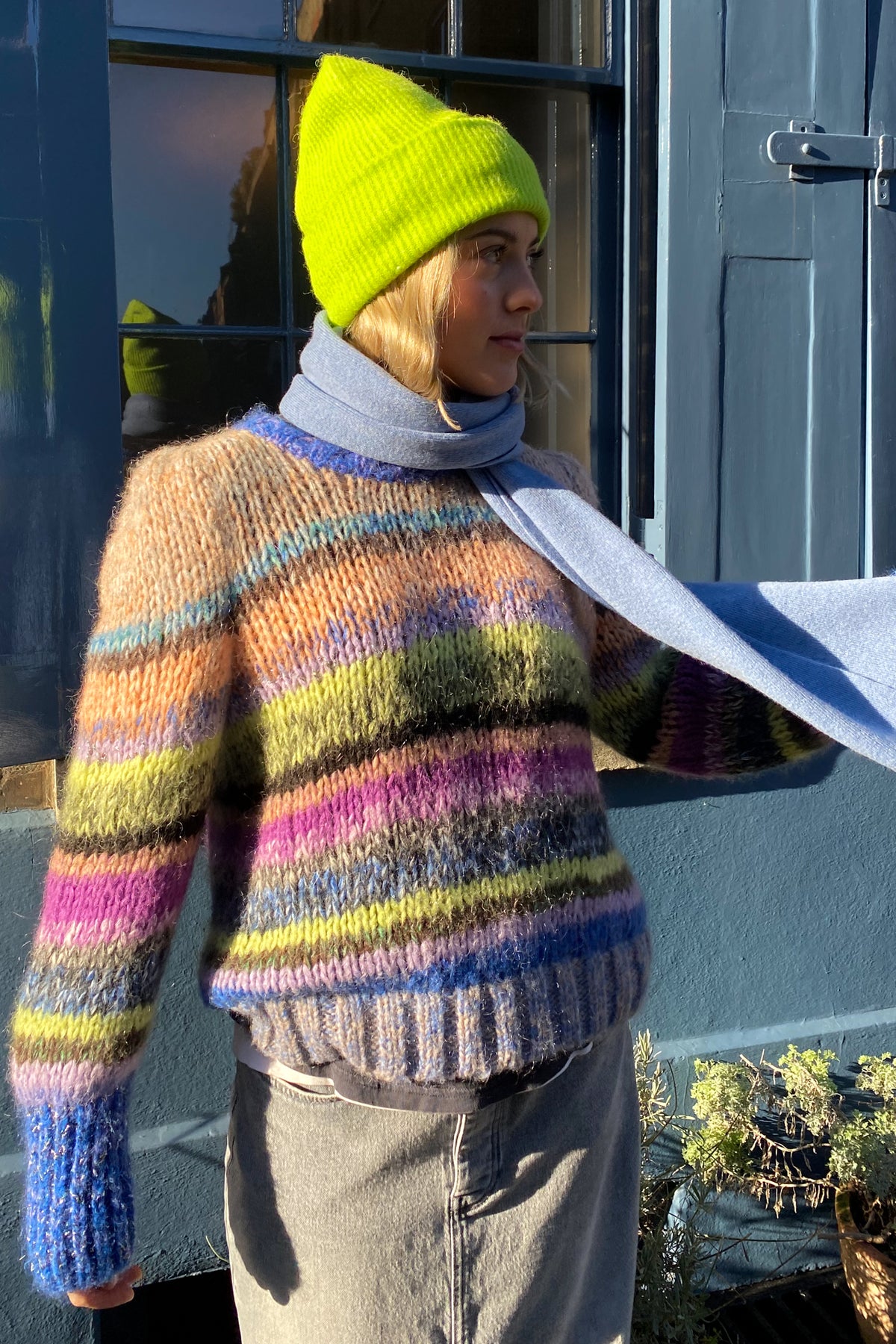 Samsoe & Samsoe Nor Macaw Green Hat - The Mercantile London