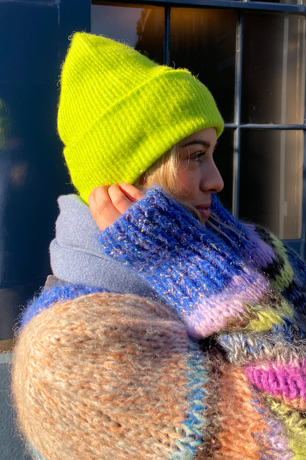 Samsoe & Samsoe Nor Macaw Green Hat - The Mercantile London