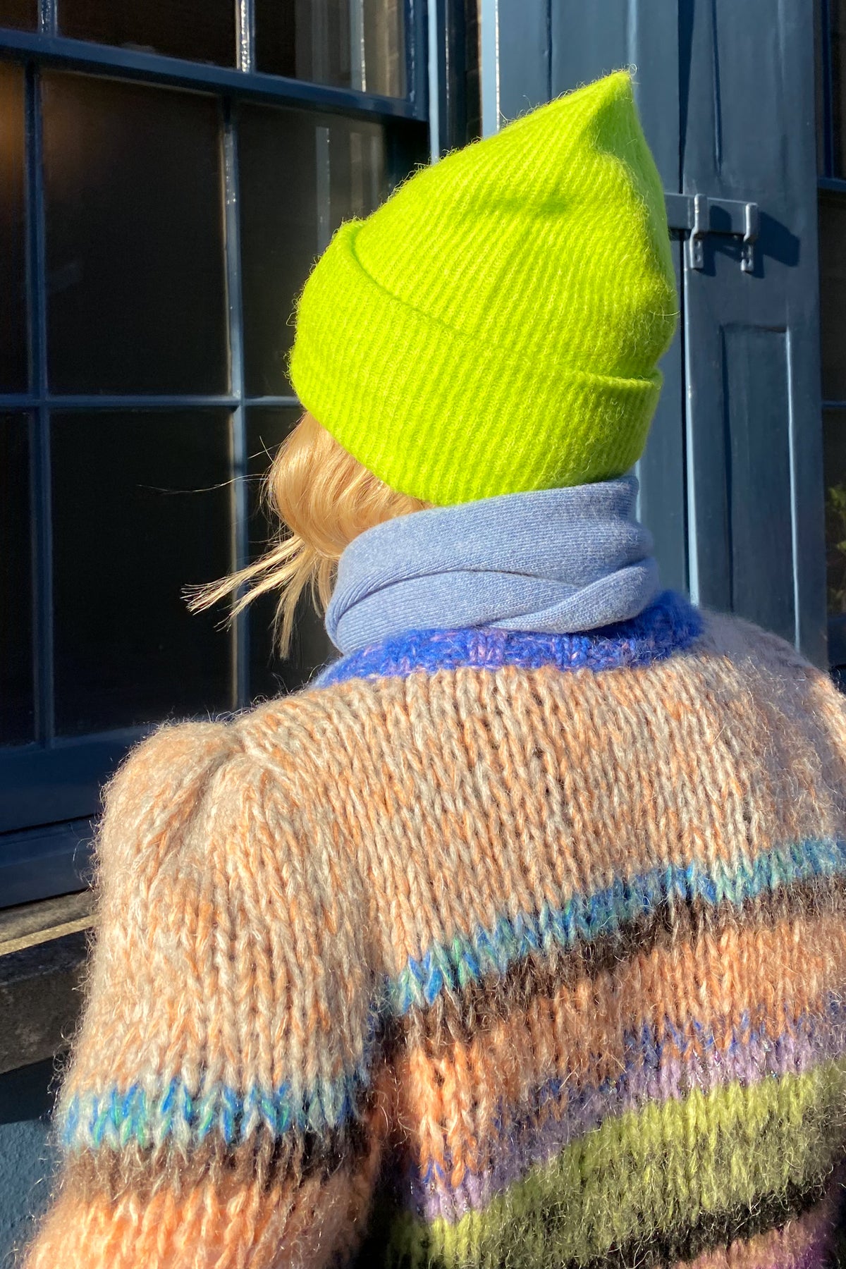 Samsoe & Samsoe Nor Macaw Green Hat - The Mercantile London