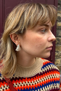 Shyla Malten Silver Earrings - The Mercantile London