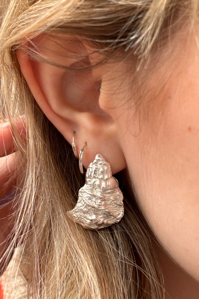 Shyla Malten Silver Earrings - The Mercantile London