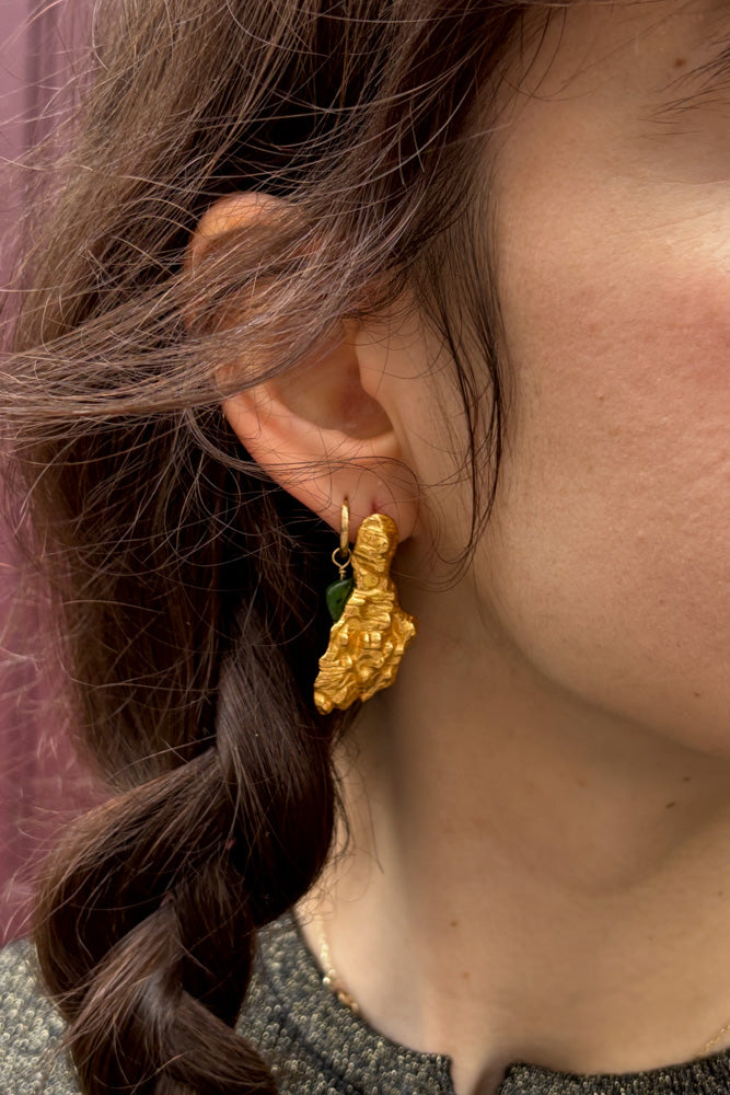 Shyla Malten Gold Earrings - The Mercantile London