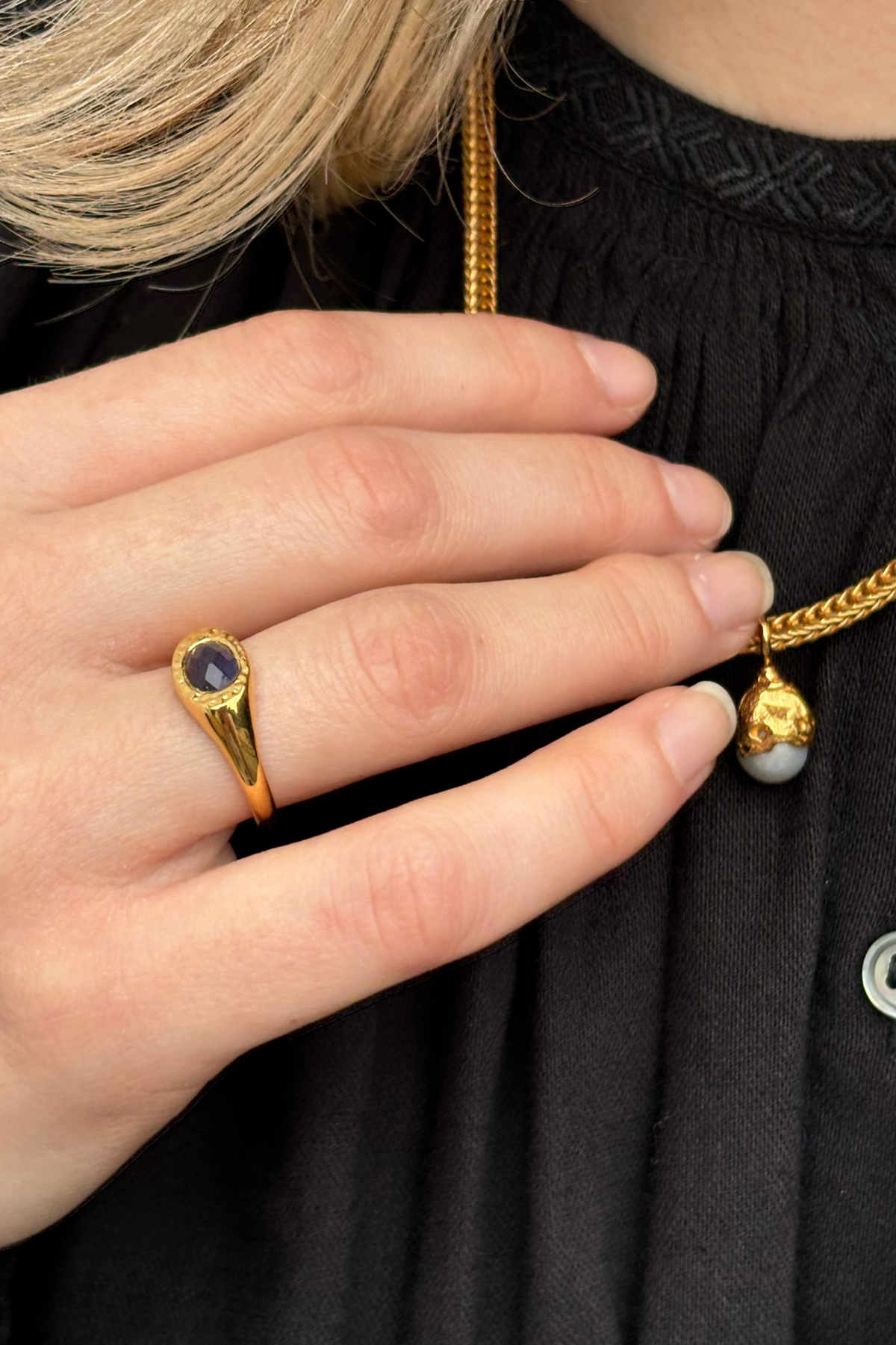 Une A Une Tamara Iolite Ring - The Mercantile London