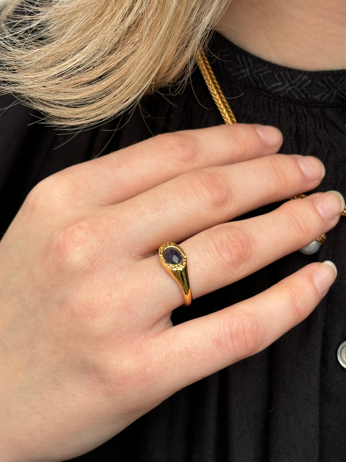 Une A Une Tamara Iolite Ring - The Mercantile London