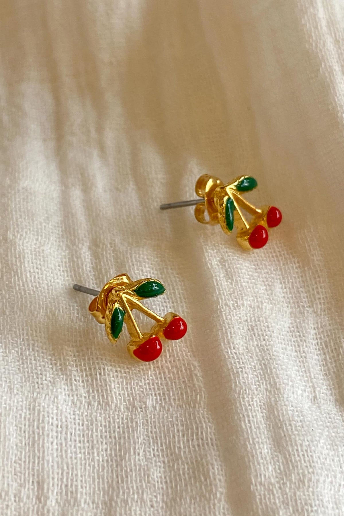 Amano Cherry Stud Earrings - The Mercantile London