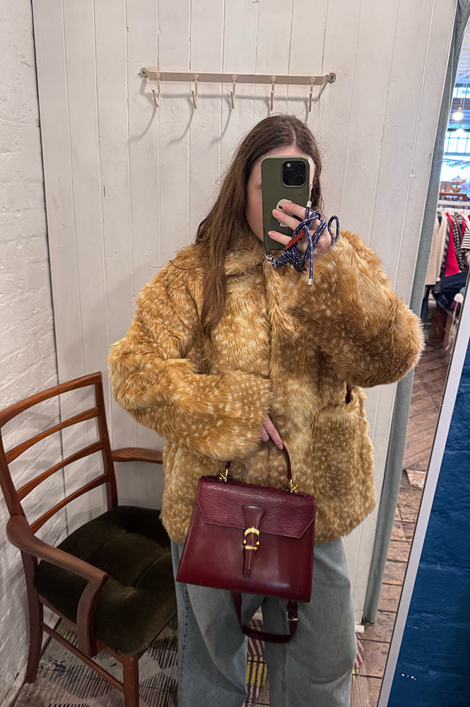 やまもと様★セブンフェアリー ファージャケット コーヒー M Object Fali Incense/Bambi Jacket – The Mercantile London