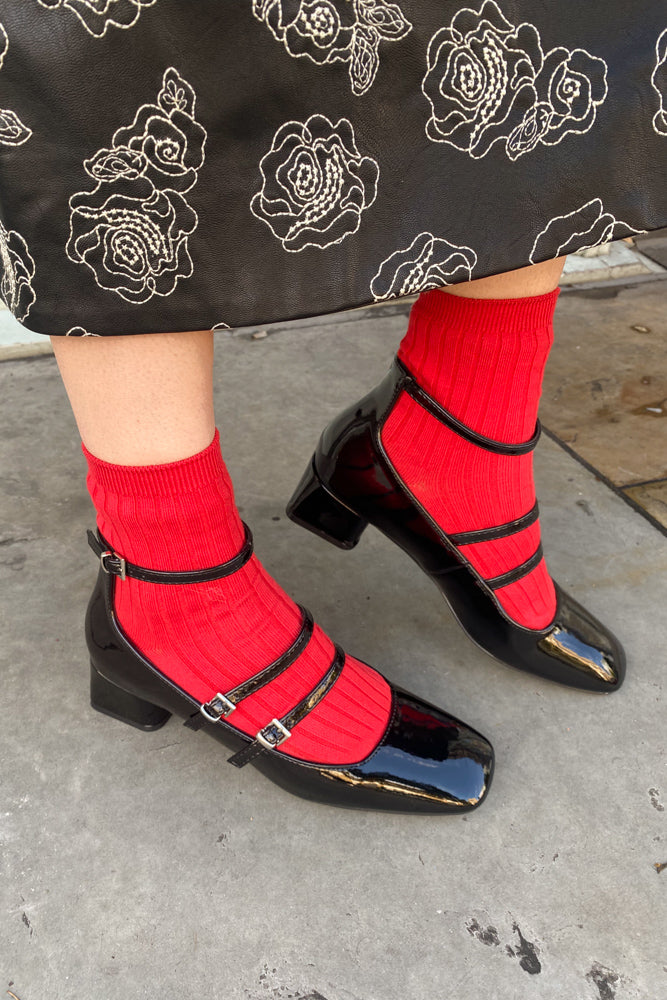 Berness Berta Black Patent Shoes - The Mercantile London