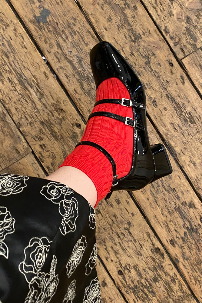 Berness Berta Black Patent Shoes - The Mercantile London