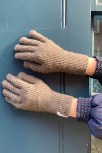 Samsoe & Samsoe Nor Major Brown Gloves - The Mercantile London