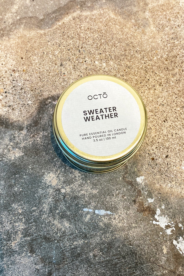 Octo London Travel Tin Sweater Weather Candle - The Mercantile London