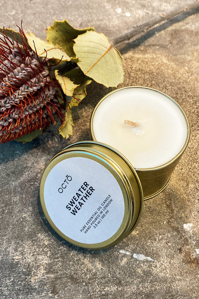 Octo London Travel Tin Sweater Weather Candle - The Mercantile London