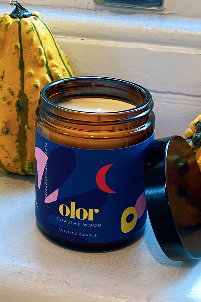 Olor Coastal Wood Jar Candle - The Mercantile London