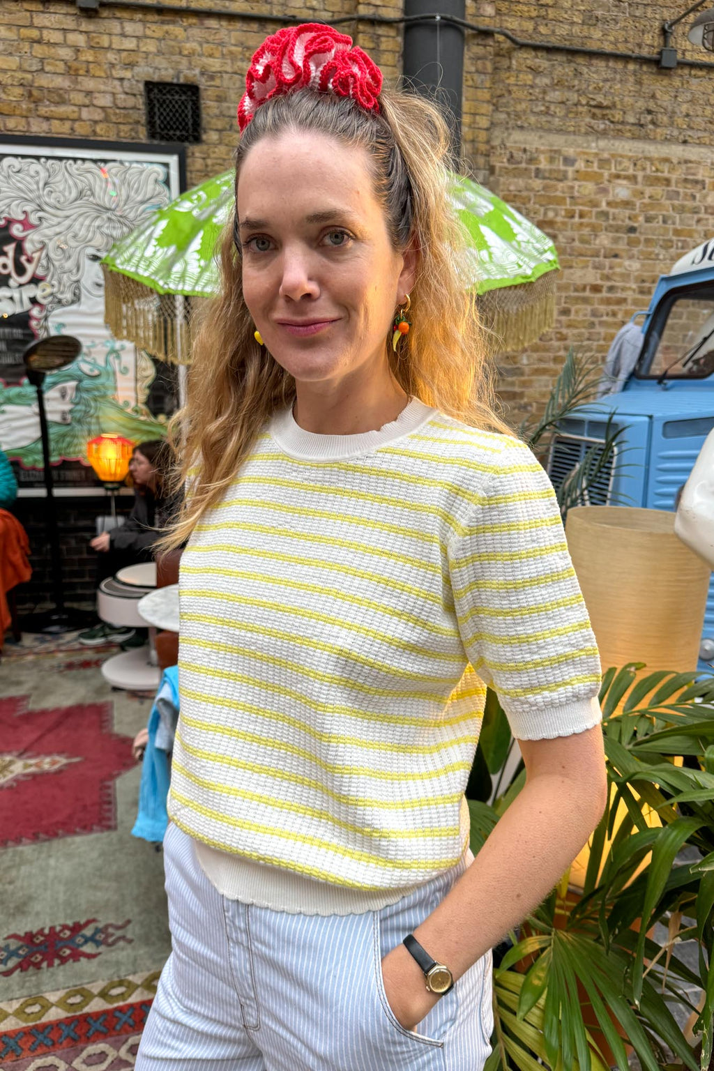 Numph Nicole Limelight Pullover - The Mercantile London