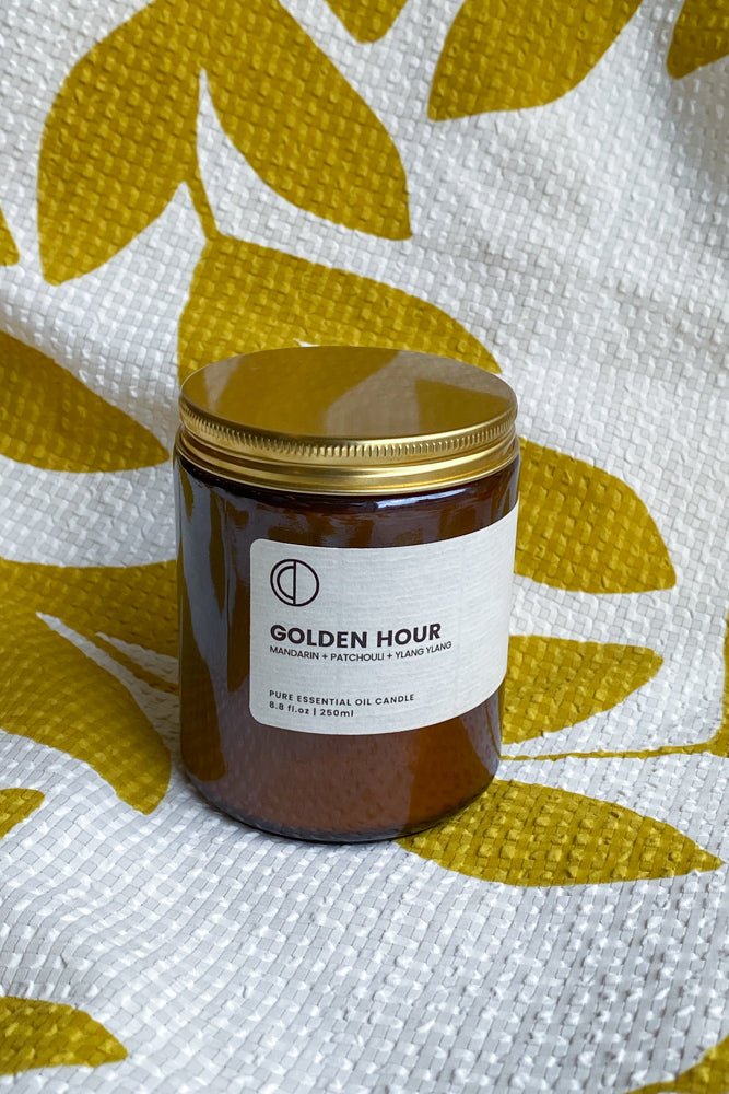 Octo London Golden Hour Candle ( (Mandarin + Patchouli) - The Mercantile London