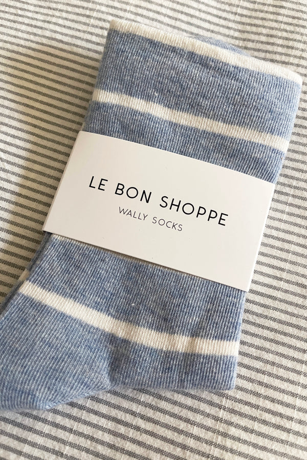 Le Bon Shoppe Wally Sky Sneaker Socks - The Mercantile London